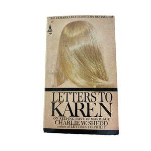 Letters to Karen Charlie W. Shedd paperback book Christian marriage